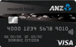 ANZ Rewards Black Credit Card card