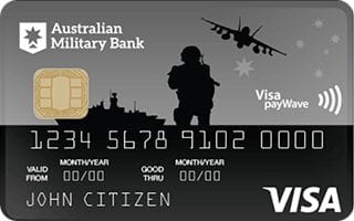 Australian Military Bank Low Rate Visa Credit Card card