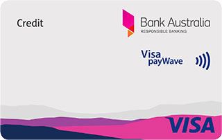 Bank Australia Low Rate Visa Credit Card card