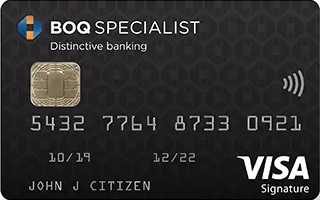 BOQ Specialist Signature Credit Card card
