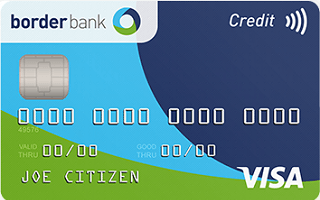 Border Bank Visa Credit Card card