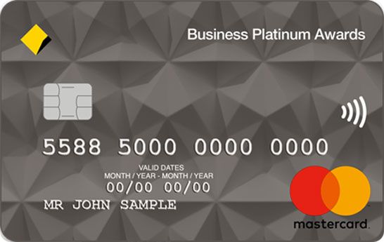 CommBank Business Platinum Awards Credit Card card