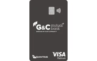 G&C Mutual Bank Platinum Visa Credit Card card