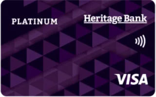 Heritage Bank Visa Platinum Credit Card card