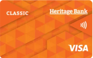 Heritage Bank Classic Visa Credit Card card