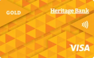 Heritage Bank Gold Low Rate Credit Card card