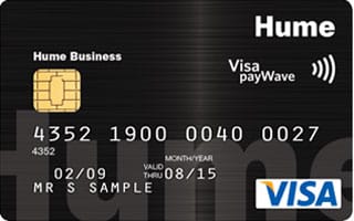 Hume Business Visa Residentially Secured Credit Card card