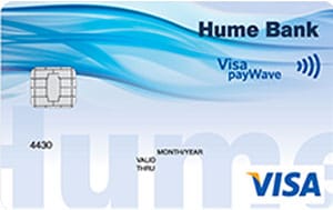 Hume Clear Visa Credit Card card
