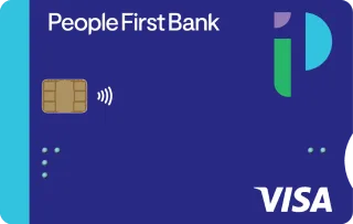 People First Bank Visa Credit Card card