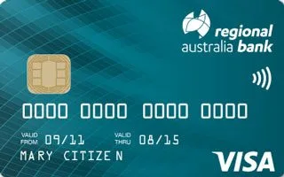 Regional Australia Bank Your Choice Credit Card card